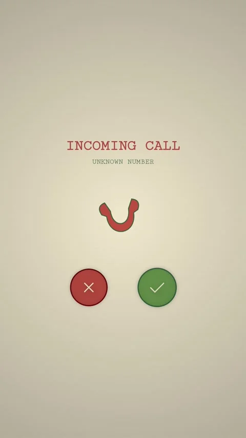 Animated vintage incoming call visual interface in pastel background Stock Footage 346566411