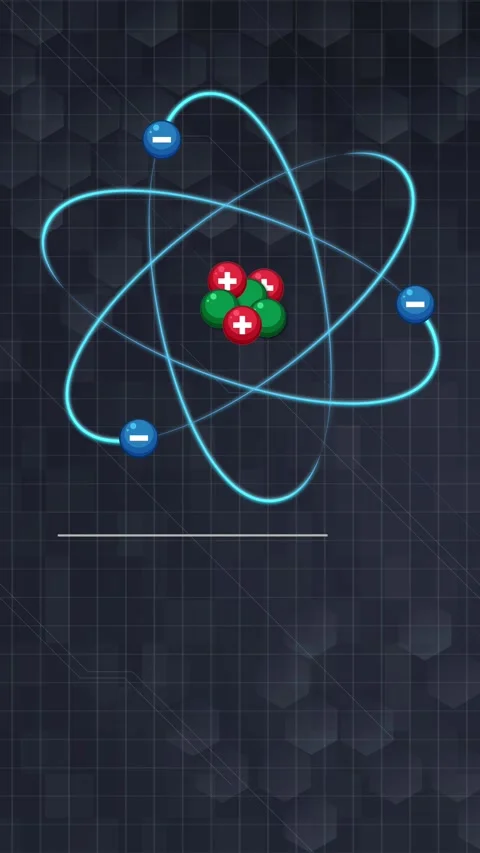 Animated Visualization of Atomic Structure and Subatomic Particles Stock Footage 323430645