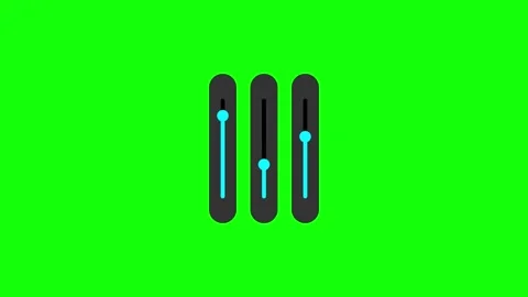 Animated Volume Icon for Sound Level and Audio Control. Tools Dark Mode Gre.. Video stock 307422959