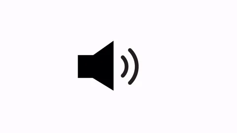Animated Volume Speaker Sound Icon Stock Footage 311874083