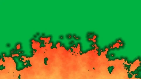 Animated wall of fire burning  動画素材 316970411