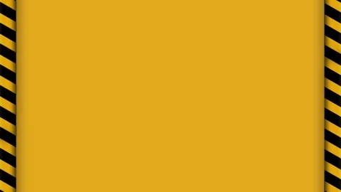 Animated Warning Caution Stripes Frame Background Stock Footage 332751024