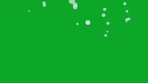 Animated Water Bubbles Floating Green Screen Loop - Underwater, VFX Overlay Stock Footage 319405404
