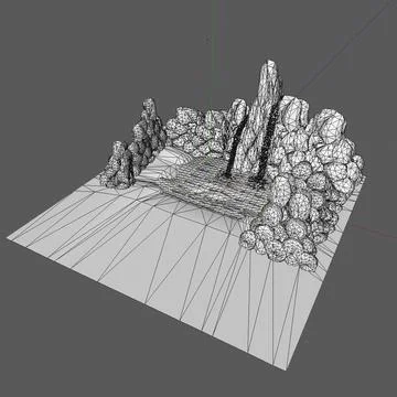 Animated Waterfall 1 3d Model Download 91029056 Pond5