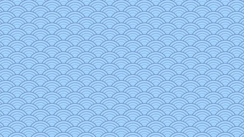 Animated wave scale pattern Stock Footage 94601757