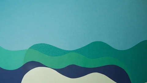 Animated waves Stock Footage 118677188