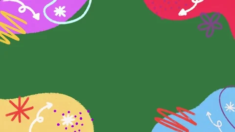 Animated Wavy Lines Corner on Green Screen, Abstract Motion Graphic Overlay Stock Footage 329940857