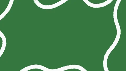 Animated Wavy Lines Corner on Green Screen, Abstract Motion Graphic Overlay Stock Footage 329940859