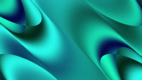 Animated wavy teal background for social media posts, minimalist background Stock Footage 302895819