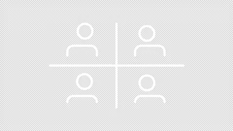 Animated webinar white line icon 스톡 동영상 342246273
