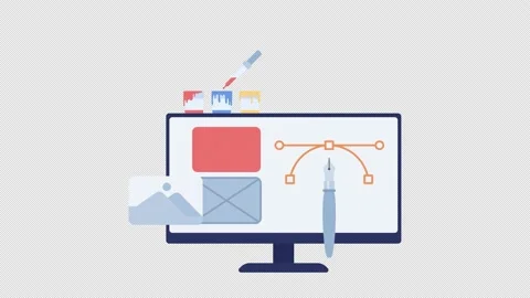 Animated website redesign 스톡 동영상 235984924