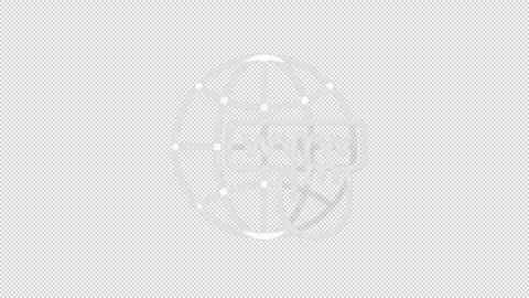 Animated website white line icon Stock Footage 219070433