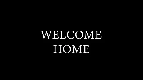 Animated Welcome Home Text Typography Title Reveal Opener 스톡 동영상 341692595