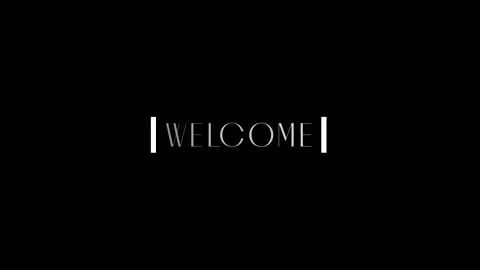 Animated Welcome Text Title Reveal with Vertical Bracket Borders 스톡 동영상 341692579