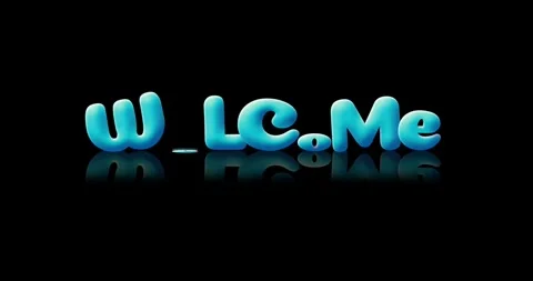 Animated welcome with wobbly effect, 4k animation Stock Footage 281308449