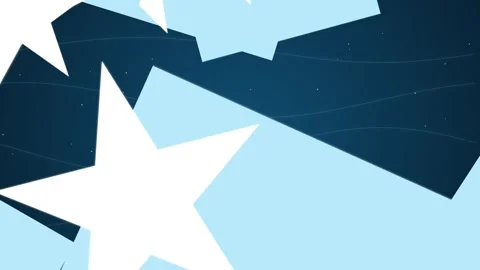 Animated white and blue abstract stars motion background Stock Footage 345013942