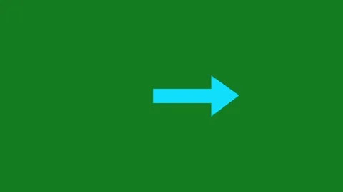 Animated white arrow from left to right on black background Stock Footage 346490348