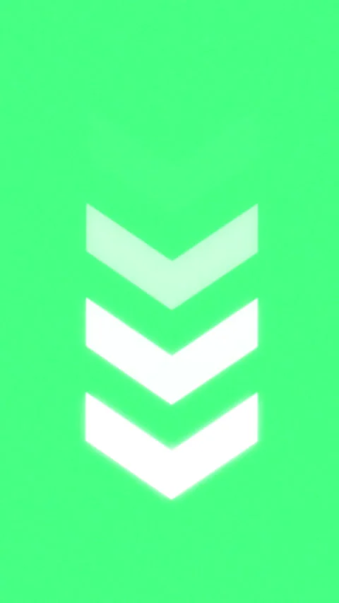 Animated White Arrows Moving Down on Green Screen Background Story Reel Template 스톡 동영상 335898300