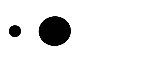 Animated white background with black bubble shapes Stock Footage 126177507