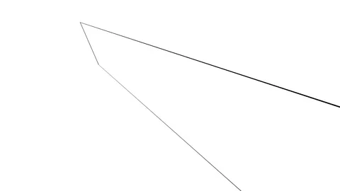Animated white background with weird geometric shapes. Edged objects visuals. Stock Footage 123446382