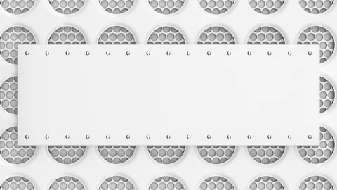 Animated white banner. Stock Footage 111941129