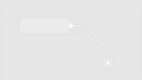 Animated White Callout Label with Angled Pointer to the Lower Right 스톡 동영상 347216612