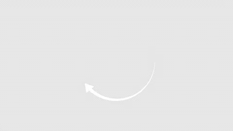 Animated white circular arrow isolated on alpha background. animation for r.. 스톡 동영상 315180759