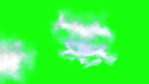 Animated white clouds moving smoothly Stock Footage 225428713