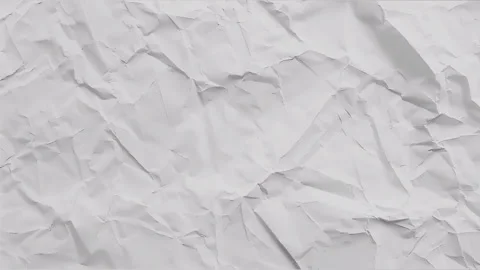 Animated White Crumpled Paper Texture Background Stock Footage 340523128