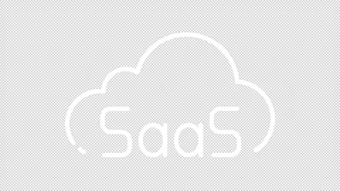 Animated white icon collection of cloud computing service Video stock 276461476