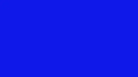 Animated white 'loading' text shaking on blue screen Stock Footage 287965325
