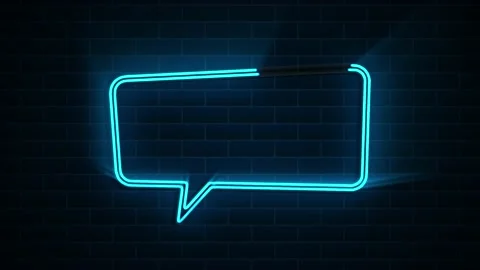 Animated white outlined speech bubble, chat balloon icon. Pictogram, comic book 스톡 동영상 153837241