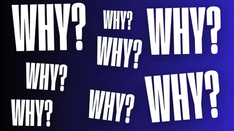 Animated “Why?” Question Mark Pop Up Concept animation Illustration — Stock Footage 316230119