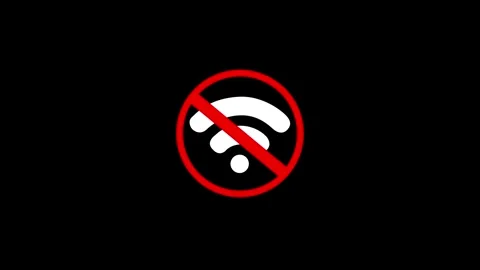 Animated WIFI icon block animation with pop up effect. Vídeo Stock 335700158