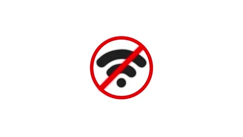 Animated WIFI icon block animation with pop up effect. 스톡 동영상 335700171