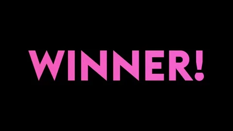 Animated Winner Title 動画素材 286808063