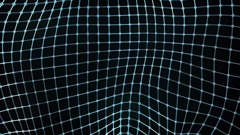 Animated wire mesh in 3D environment Stock Footage 103940244