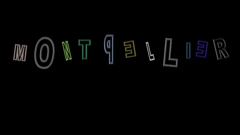 Animated word . Video stock 326254643