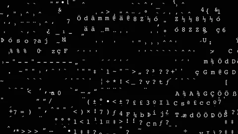 Animated Words Stock Footage 135227319