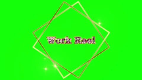 Animated work reel with geometric shapes Stock Footage 338215714