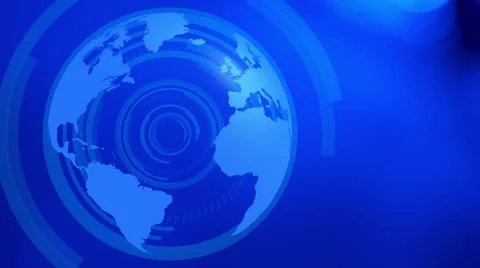 Animated world globe and abstract backgr... | Stock Video | Pond5