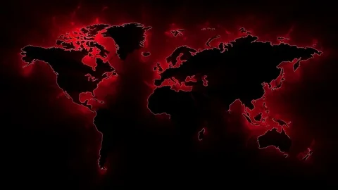 Animated World Map Background. Stock Footage 73952631