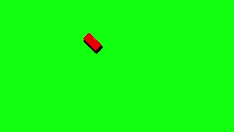 Animated X Cross Icon On Green Screen Video stock 337275537