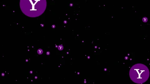 Animated Yahoo logo explosion Video stock 142673457
