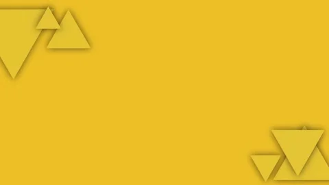 Animated yellow background with triangles Stock Footage 286853099