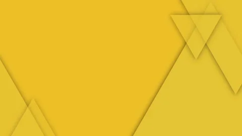 Animated yellow background with triangles Stock Footage 286853135