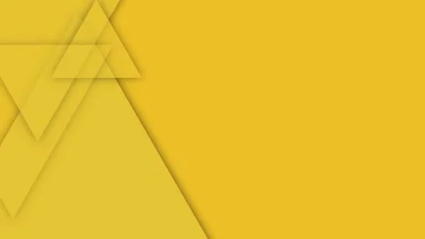 Animated yellow background with triangles Stock Footage 286853173