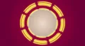 Animated yellow, blue and red circles for commercials HD Footage
