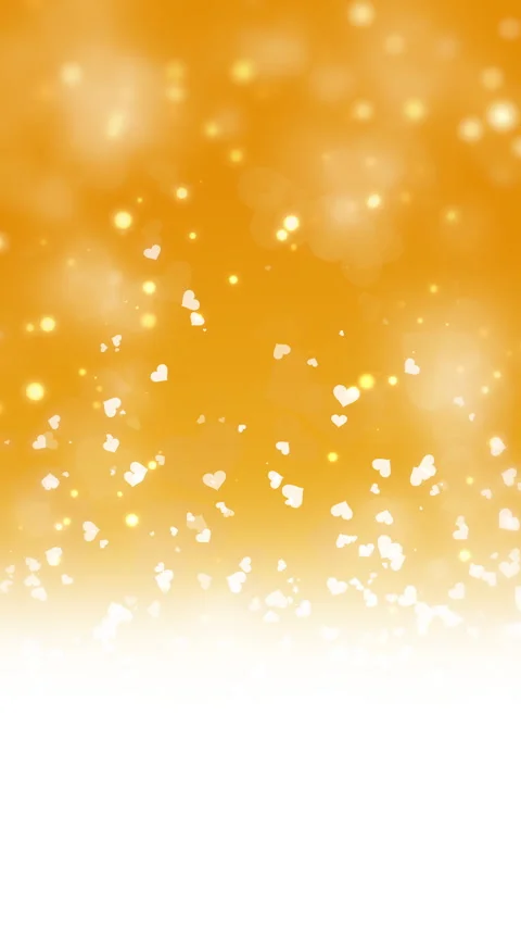 Animated yellow heart shine. Loop background for Valentine day, holiday. Stock Footage 297494591