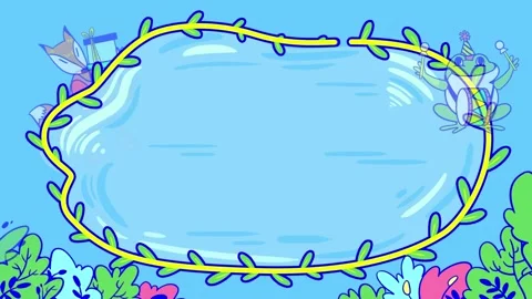 Animated Yellow Line Drawing Growing on a Blue Background with Minimalist Stock-Footage 338369039